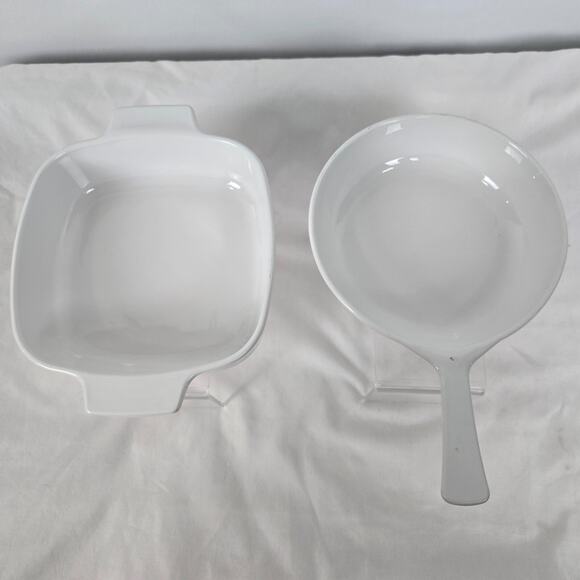 Corning Ware Blue Cornflower 6.5" Pan w/ Handle P-83-B & 1 L Baking Dish - Picture 2 of 16